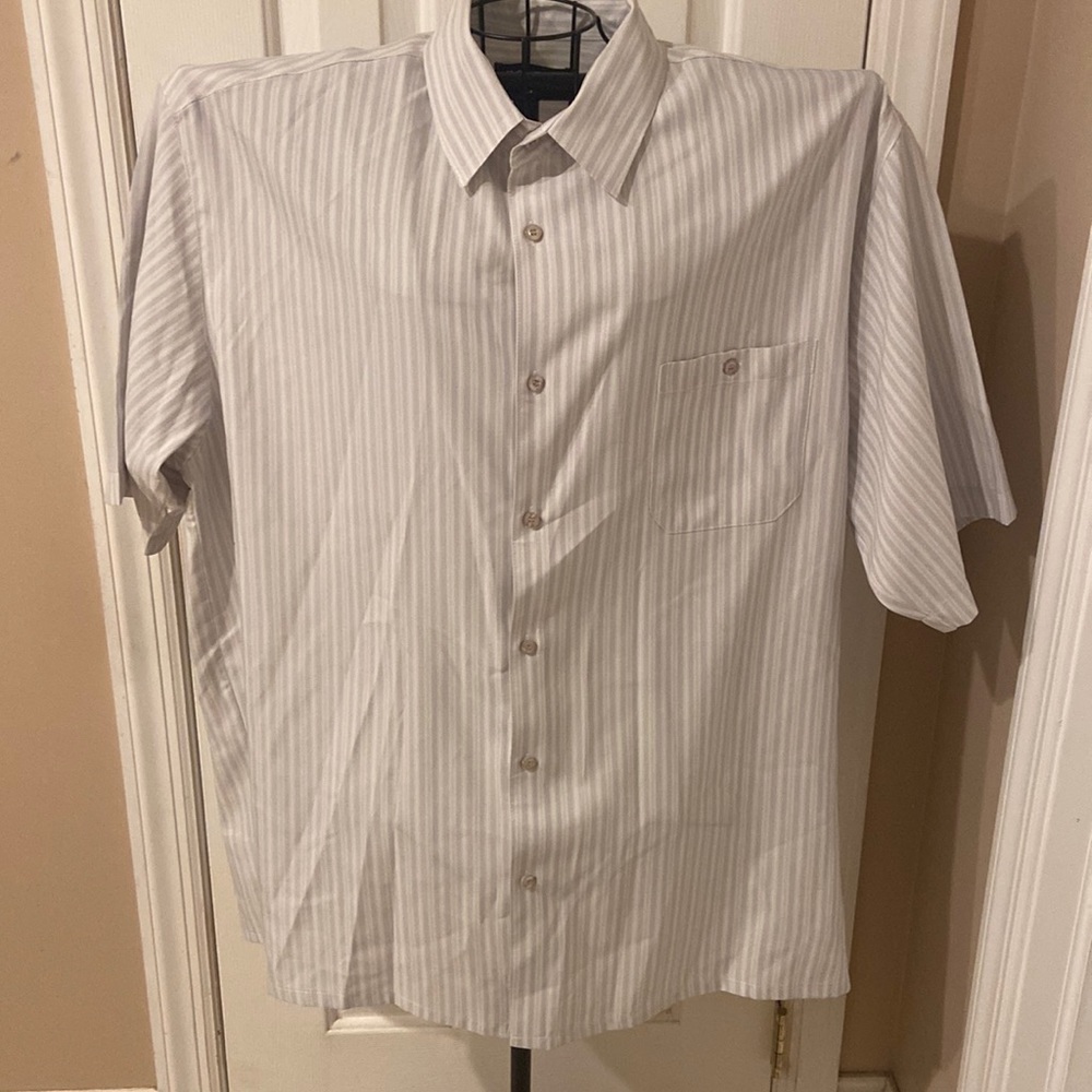 BASSIRI Limited Collection 2XL Short Sleeve Button Down Shirt - Picture 2 of 8
